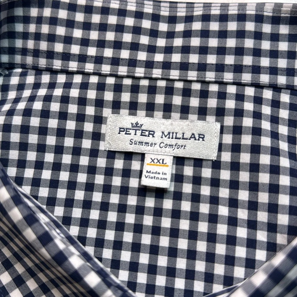 PETER MILLAR Crown Camley Performance Poplin Sport Shirt - Gasparilla Golf Club